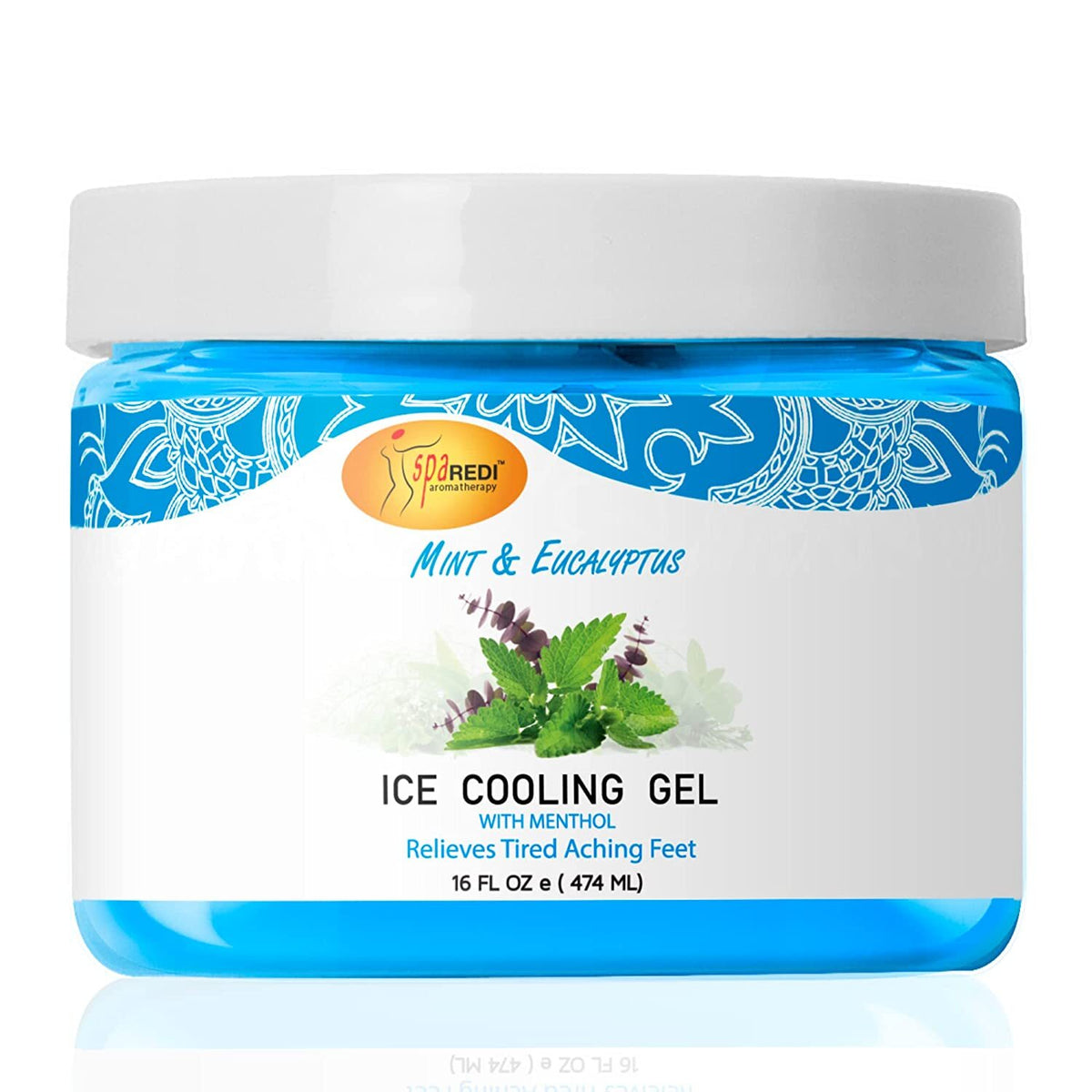 Pedicure Cooling Gel - Mint & Eucalyptus, 16 oz