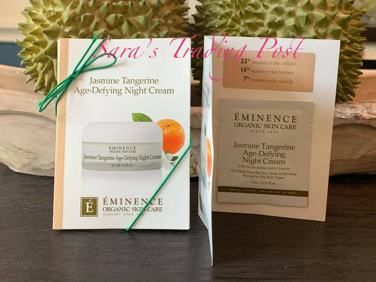Age-Defying Night Cream Sample Set - Jasmine Tangerine, 3ml x 6