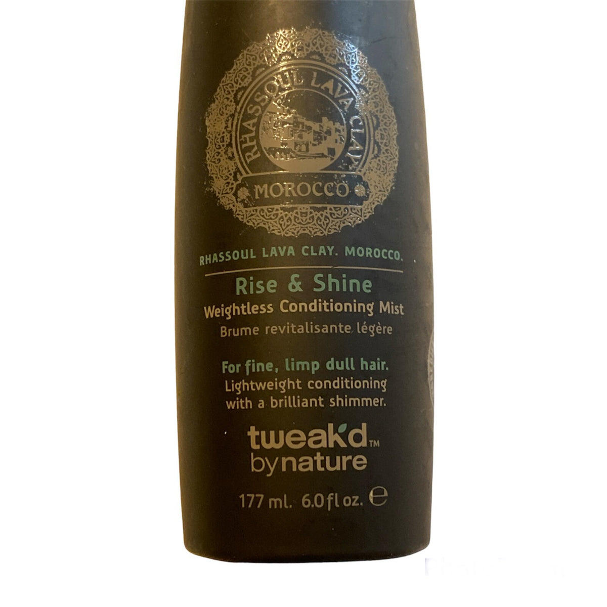 2 Pack Weightless Conditioning Mist with Pump - Rhassoul Hair Spray 6oz