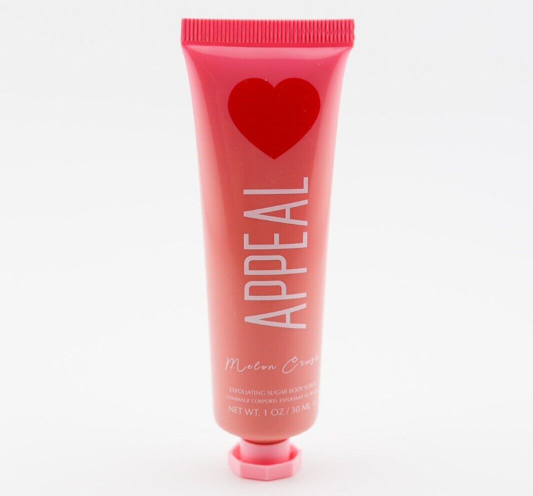 Appeal Cosmetics Melon Crush Exfoliating Sugar Body Scrub 1 oz 30 ml
