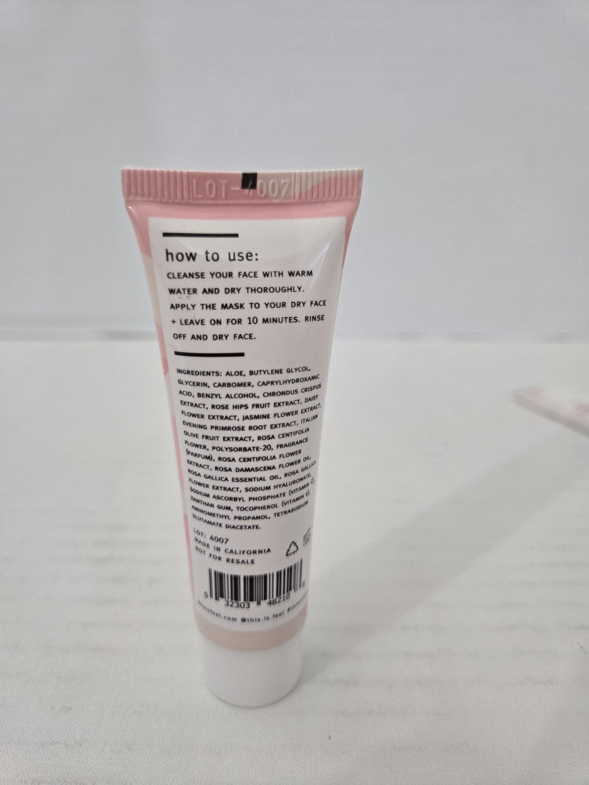 Rose Petal Facial Mask Toning 22ml