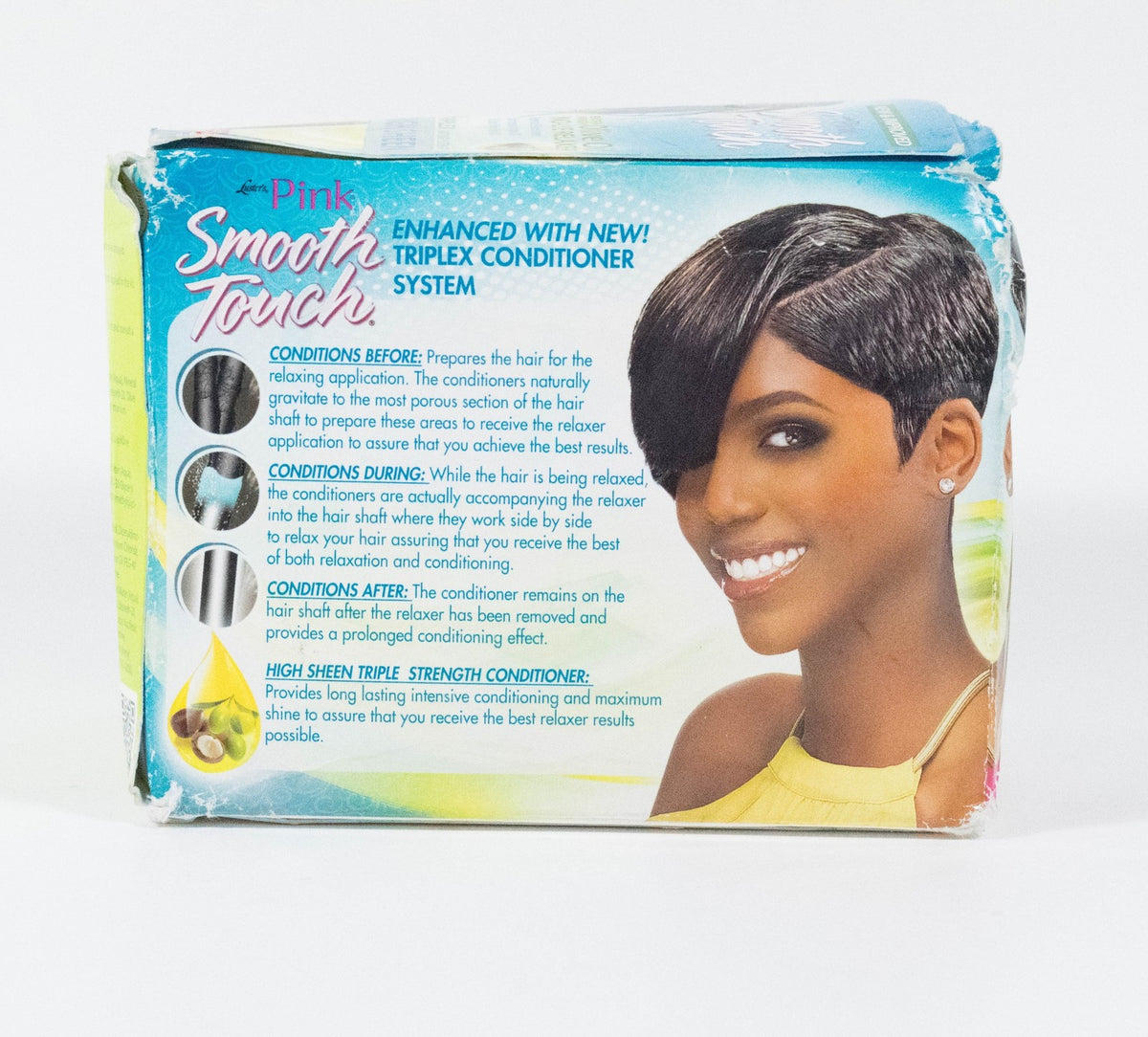 No-Lye Hair Relaxer Triplex Regular with Extra Virgin Olive Oil