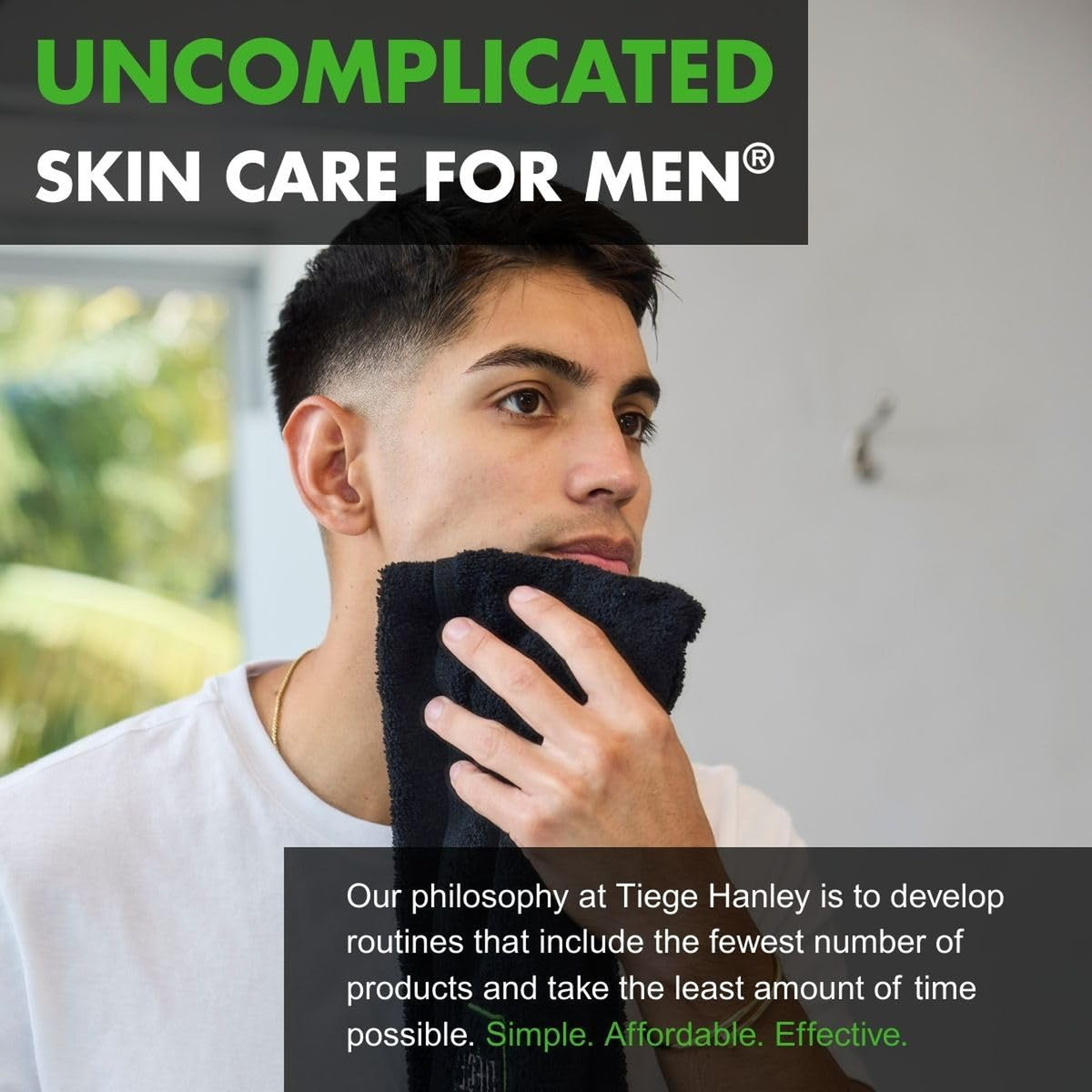 Men's 30-Day Skin Care Set - Moisturizer, Cleanser, Serum & Exfoliator