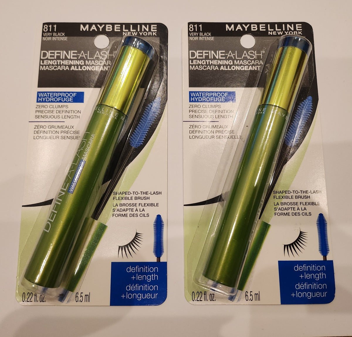 Maybelline Waterproof Define a Lash Mascara - Very Black, 2 Pack
