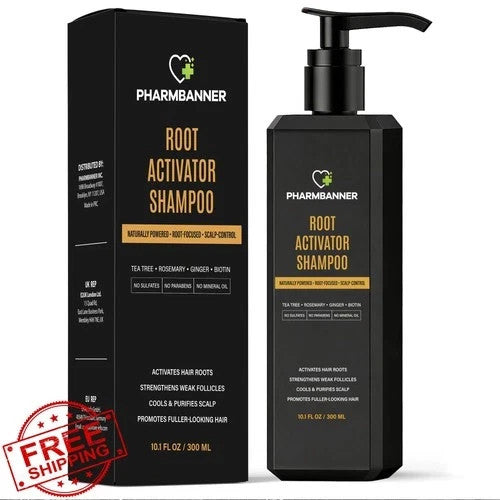 Pharmbanner Root Activator Shampoo Men Hair Growth Thinning Scalp