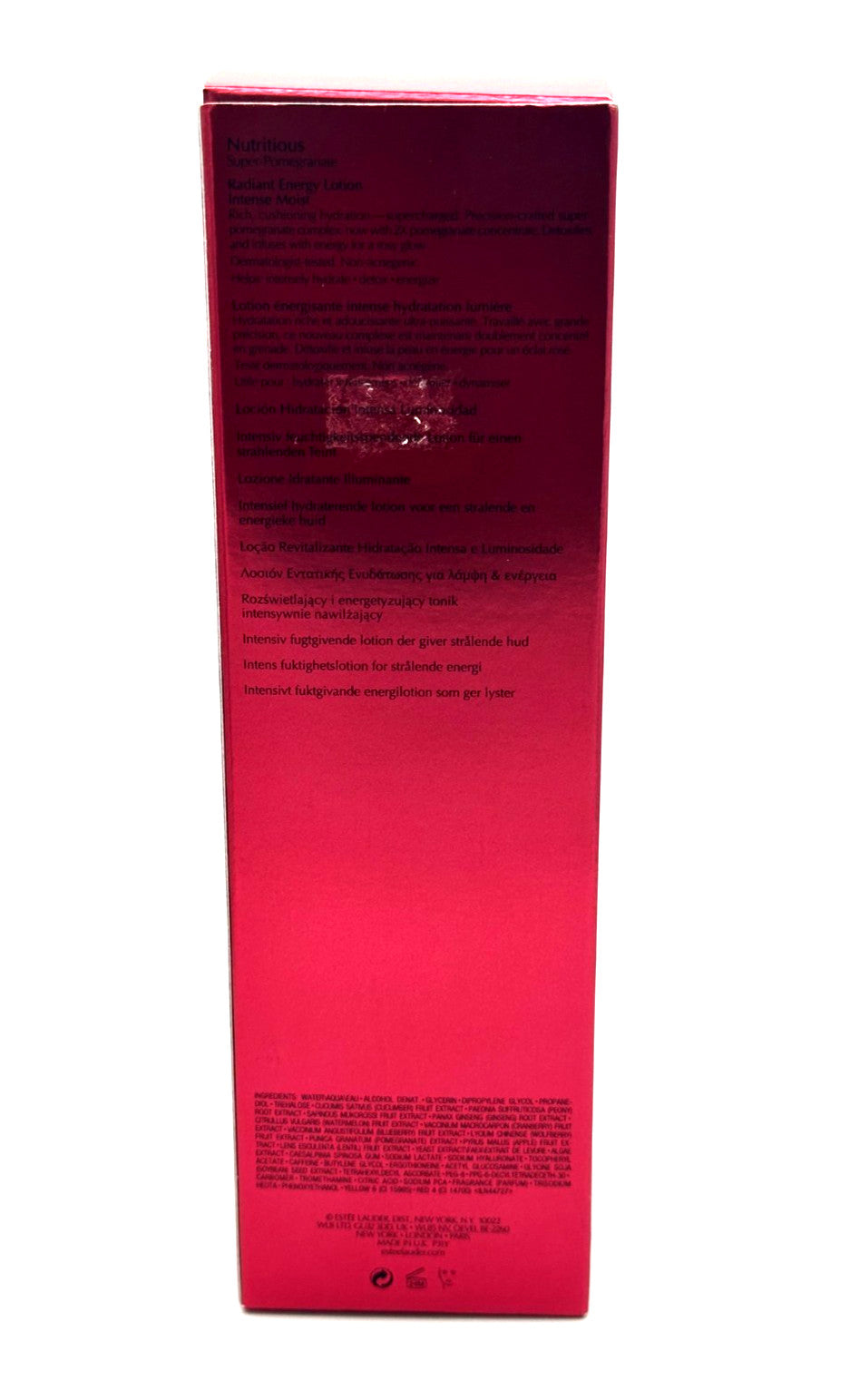 Estée Lauder Nutritious Super Pomegranate Radiant Energy Lotion 6.7 oz