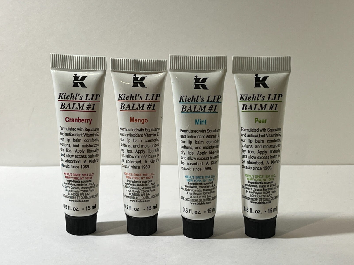 Lip Balm Set with Multiple Flavors - 15mL Sealed Lip Care