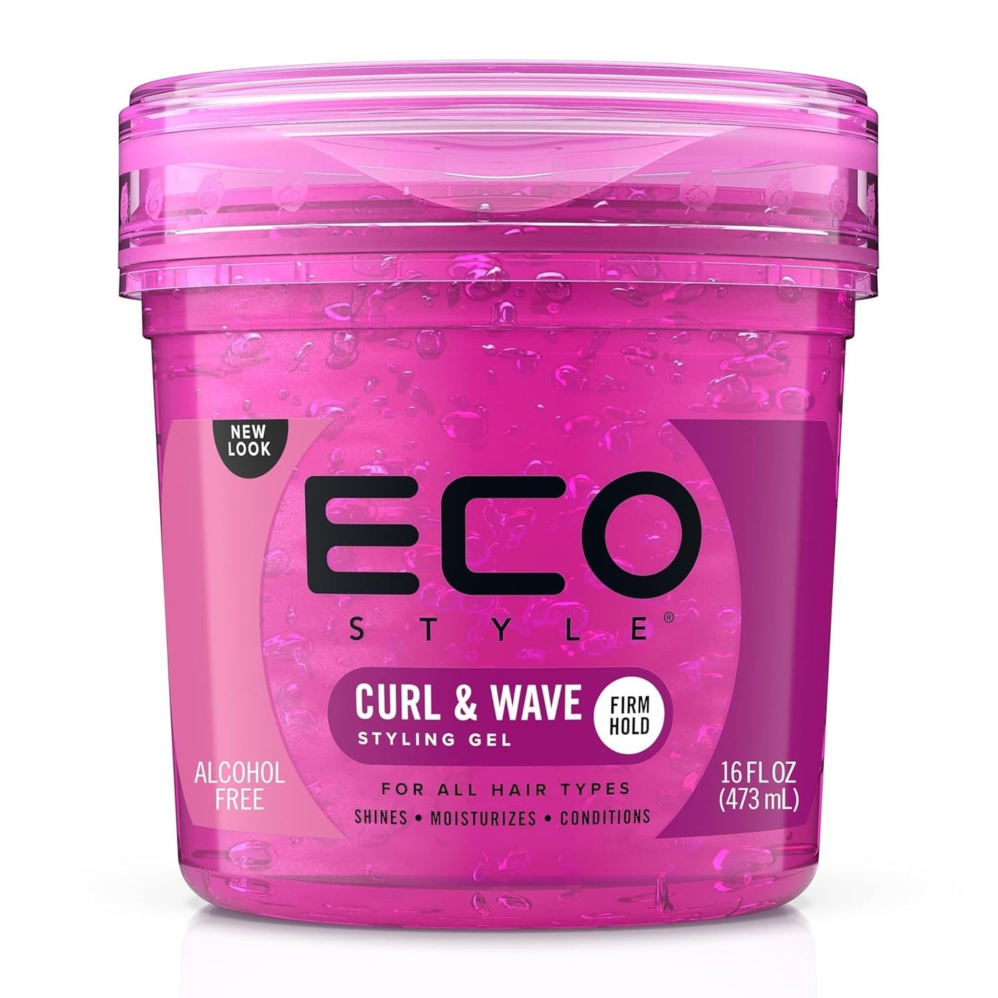 Alcohol-Free Anti-Itch Hair Gel for Curly & Wavy Hair - 8 Oz, Flake-Free Control
