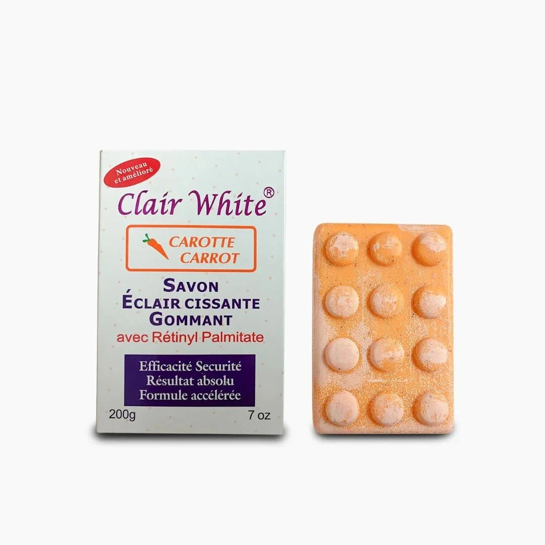 Clair White Carrot Brightening Exfoliating Soap 7 oz