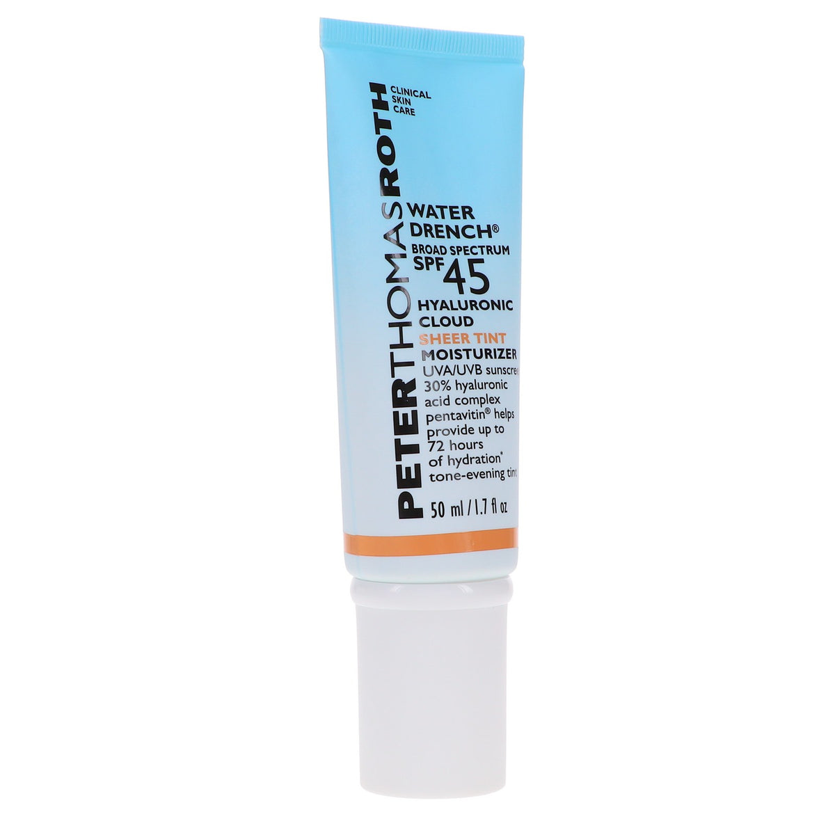 Hyaluronic SPF 45 Moisturizer with Sheer Tint - Water Drench