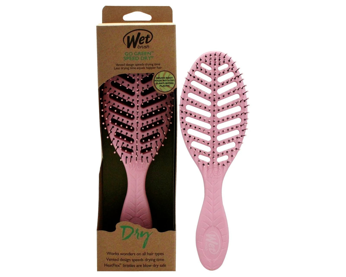 Vented Heat-Resistant Hairbrush for Fast Drying – Eco-Friendly Pink Style