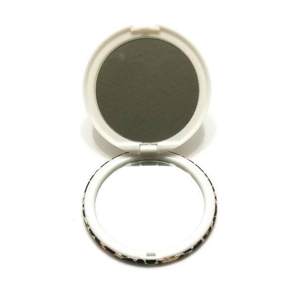 3-Inch Folding Makeup Compact Mirror with Dual Mirrors - Great Gift
