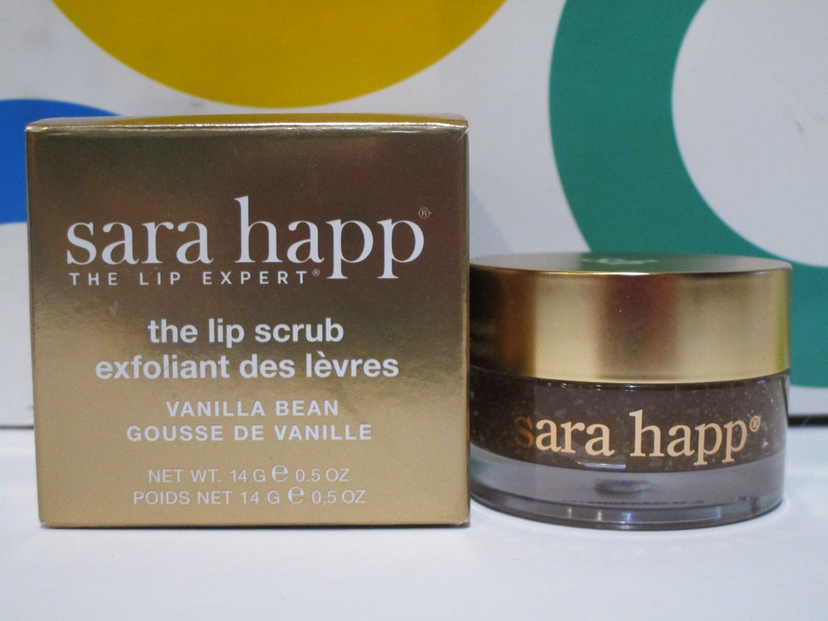 Vanilla Bean Lip Scrub - Natural Exfoliating Lip Treatment 0.5 Oz