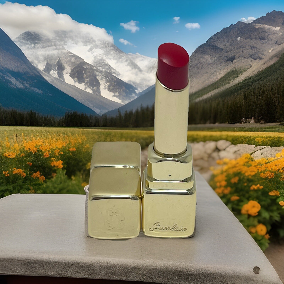 Guerlain KissKiss Shine Bloom Lip Colour 809 Flower Fever - New In Box