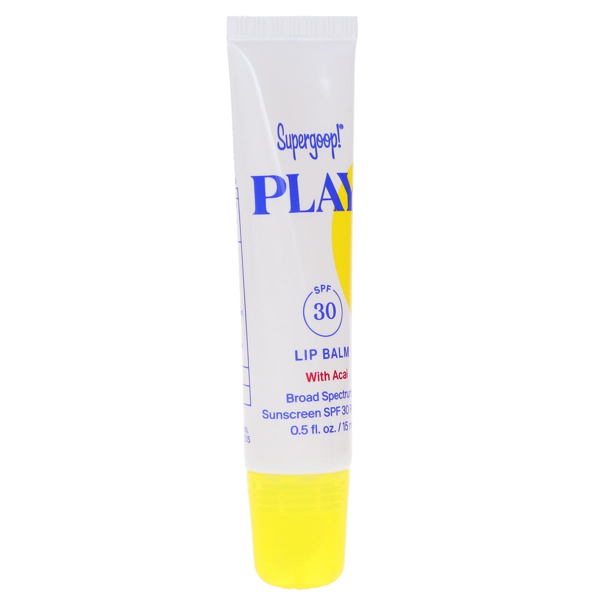 Supergoop SPF 30 Lip Balm with Acai 0.5 oz - Nourishing Sun Protection
