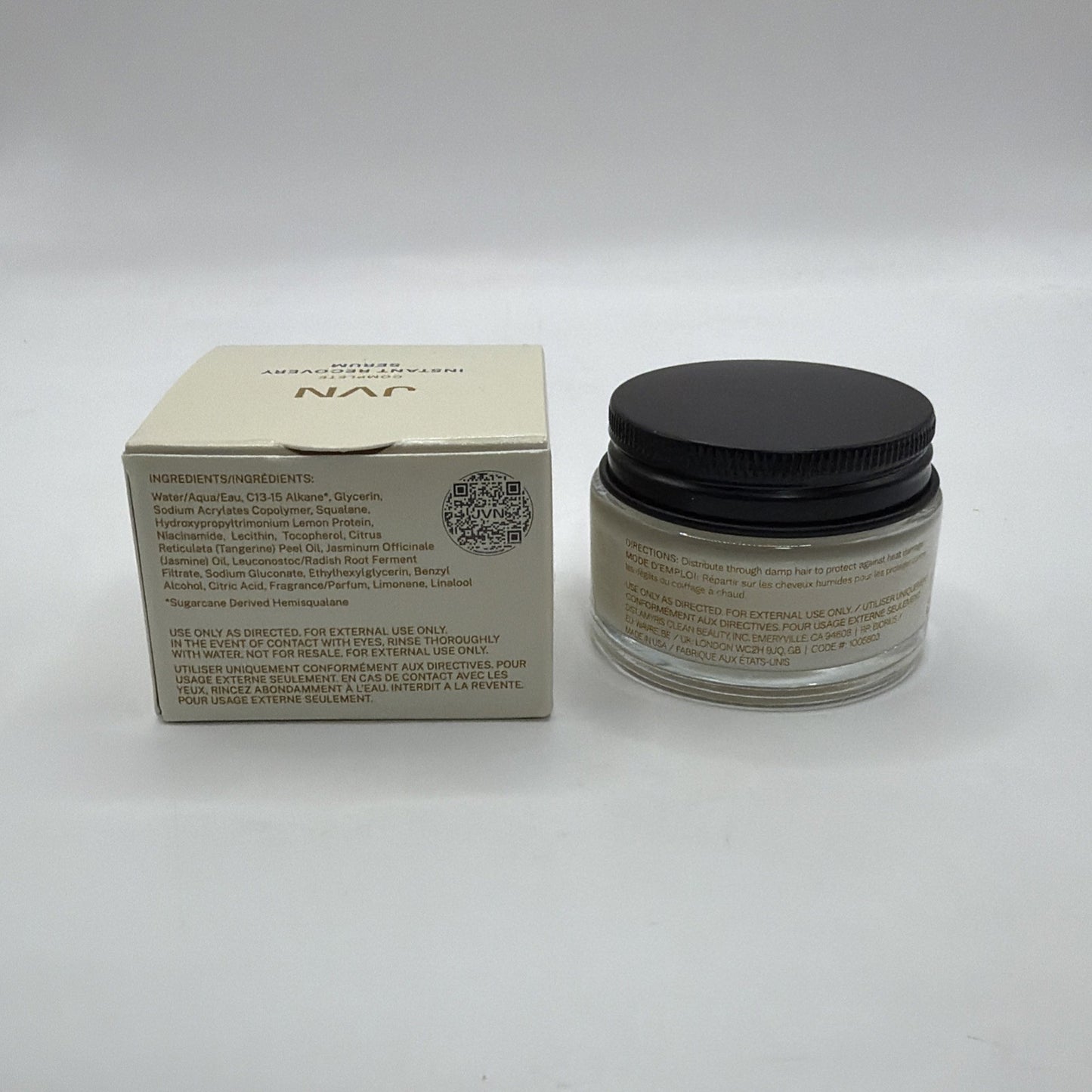 JVN Instant Recovery Leave-In Hair Serum Anti-Frizz 1oz