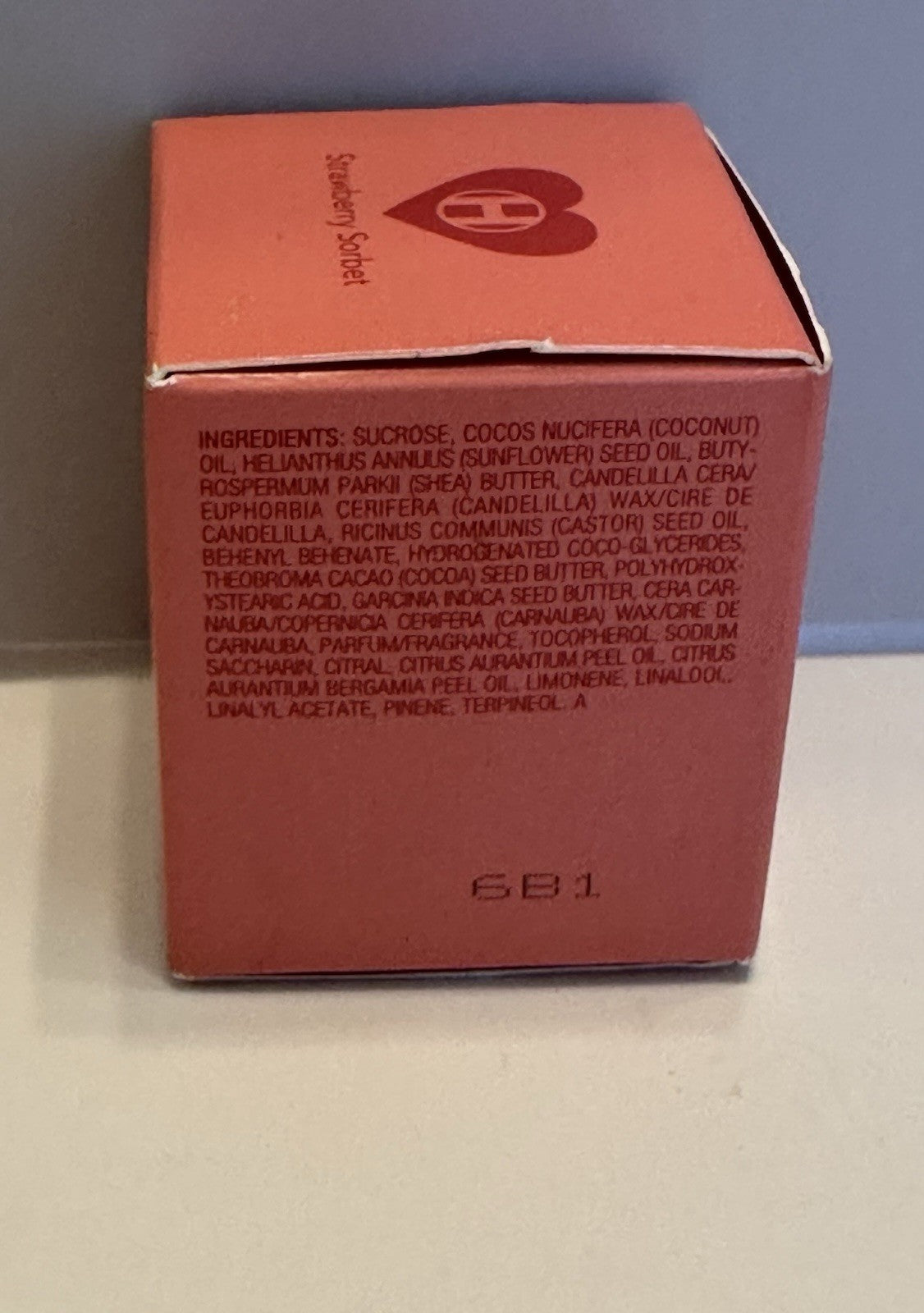 Lip Scrub with Strawberry Sorbet Flavor - Mini 0.2oz
