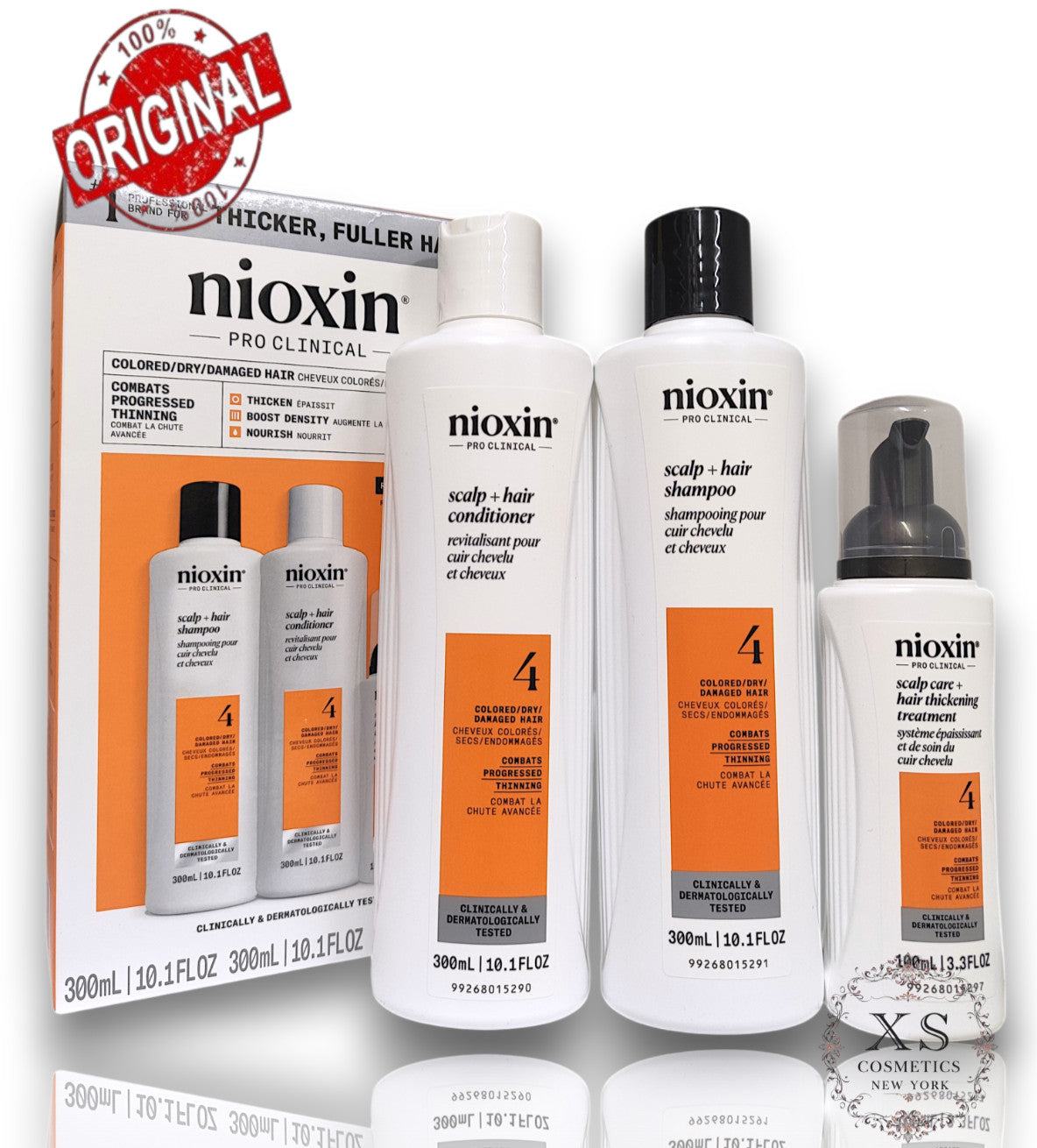 Nioxin System 4 Shampoo & Conditioner Kit - Color-Treated Hair