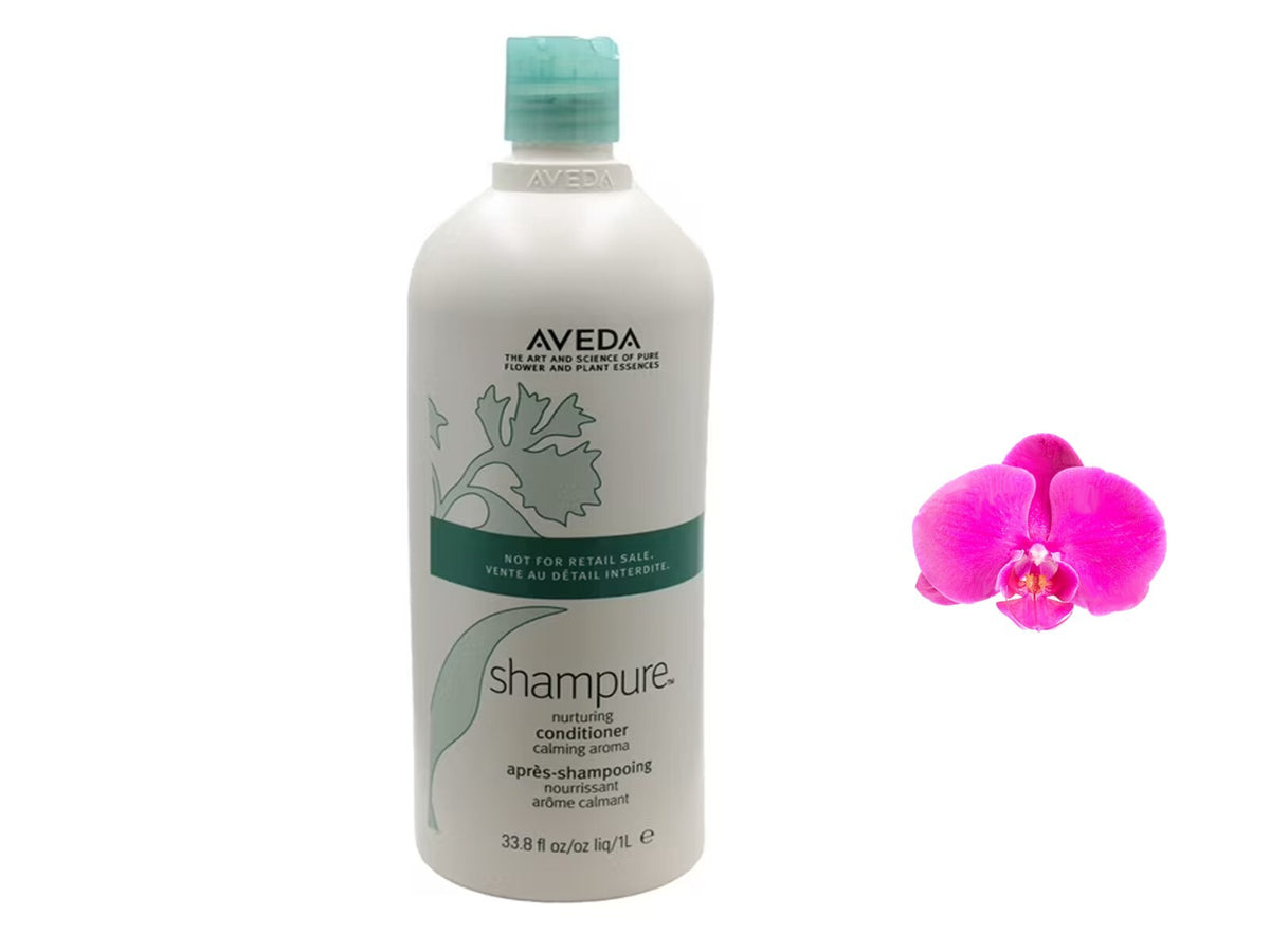Aveda Shampure Nurturing Conditioner 33.8oz/1L - Natural, Silicone-Free Hair Care