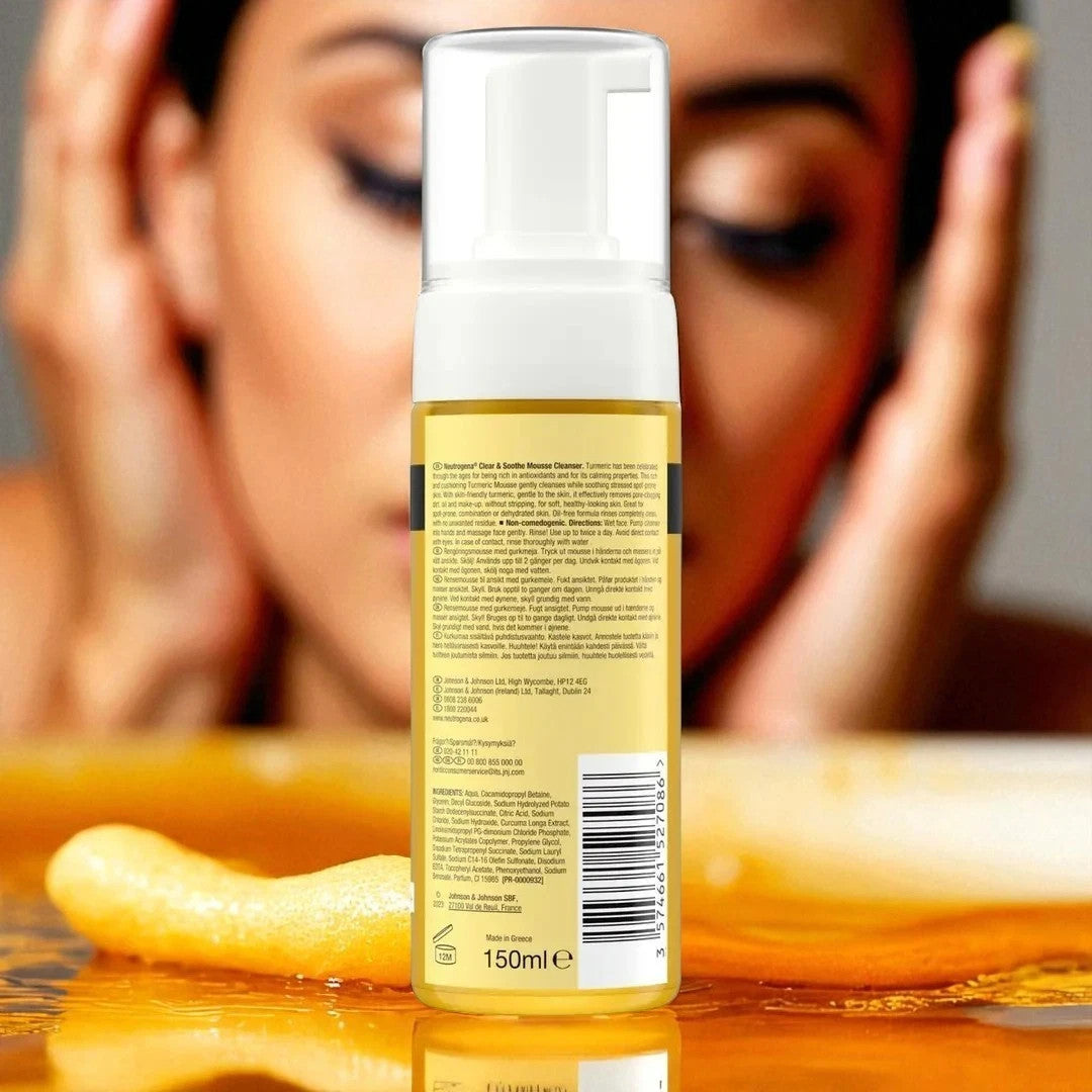Turmeric Facial Cleanser - Oil-Free, Non-Comedogenic 4.2 Fl Oz