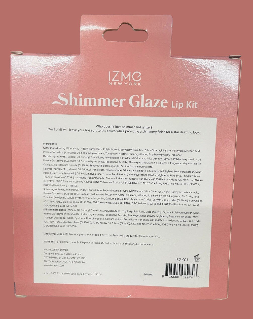 Shimmer Glaze Lip Kit - Ultra High Shine, Non-Sticky, Moisturizing Lip Gloss Set