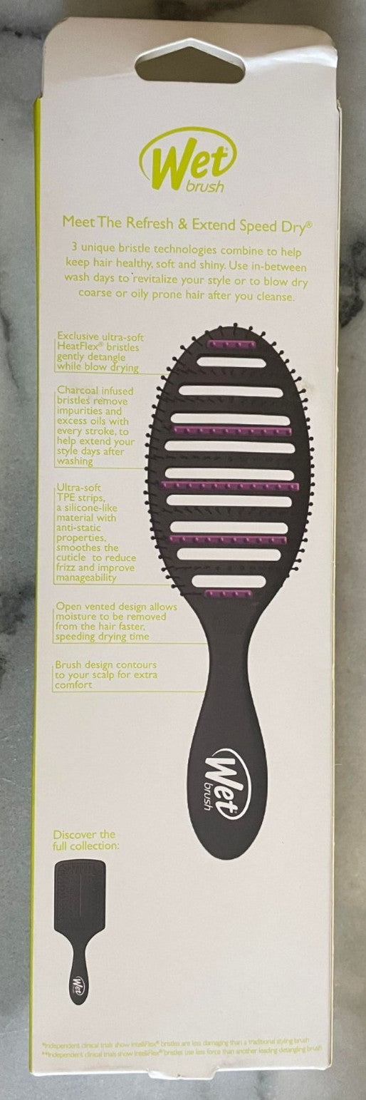 Charcoal Infused Anti-Frizz Hair Brush for Fast Drying & Styling