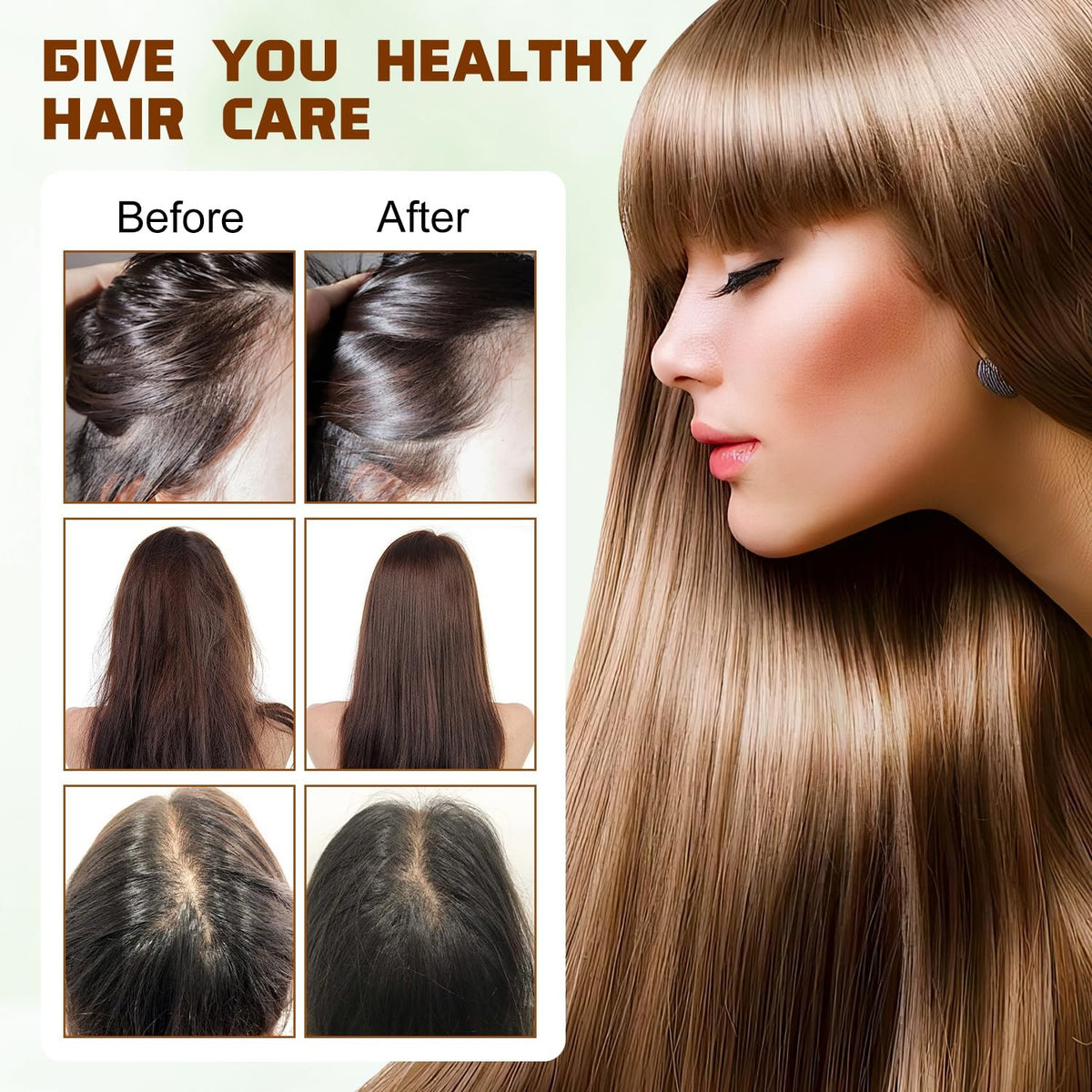 Natural Hair Growth Oil - Prevents Hair Loss & Enhances Thickness 1oz