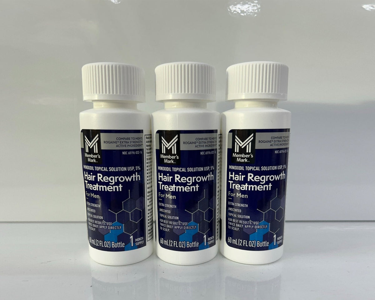Hair Regrowth Enhancer for Men - 2 fl oz, 3-Pack