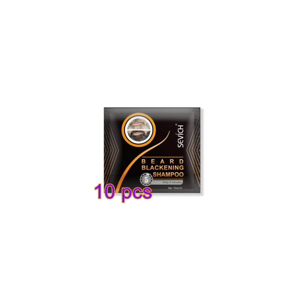 Black Beard Darkening Shampoo - Instant Gray Coverage