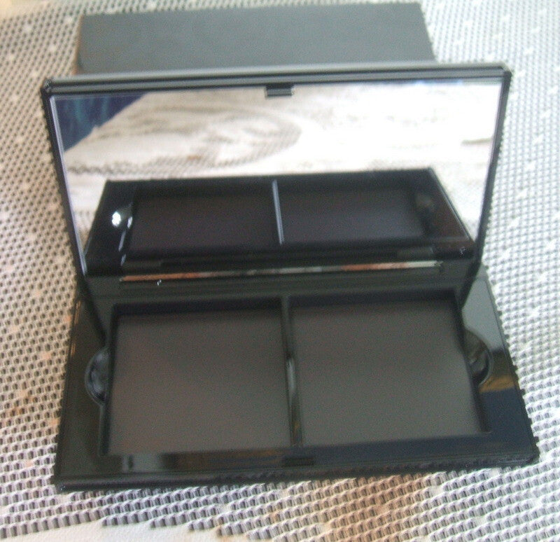 Refillable Makeup Palette Compact - Unfilled Magnetic Case for Custom Eyeshadow or Face Colors