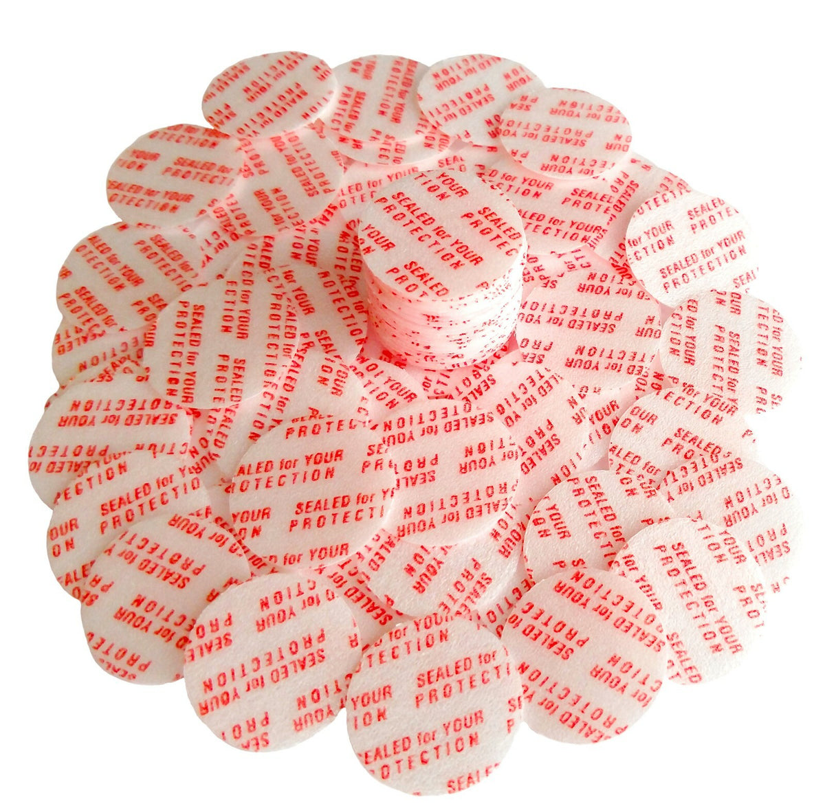 24 mm Pressure Sensitive Seal Liners for Jars - No Induction Needed, 0.94"