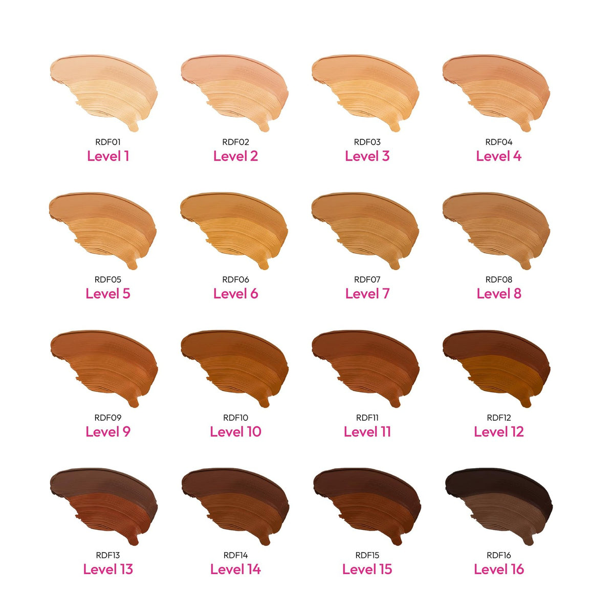 Long Lasting Face Foundation & Concealer - Full Coverage, 12-Hour Wear