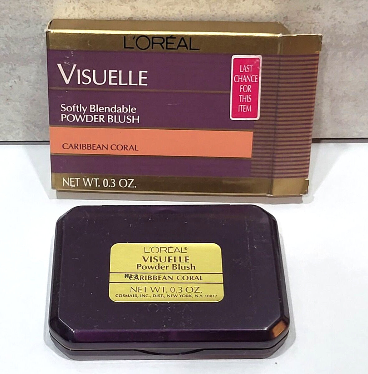 L'Oréal Visuelle Softly Blendable Powder Blush Caribbean Coral - Full Size Makeup