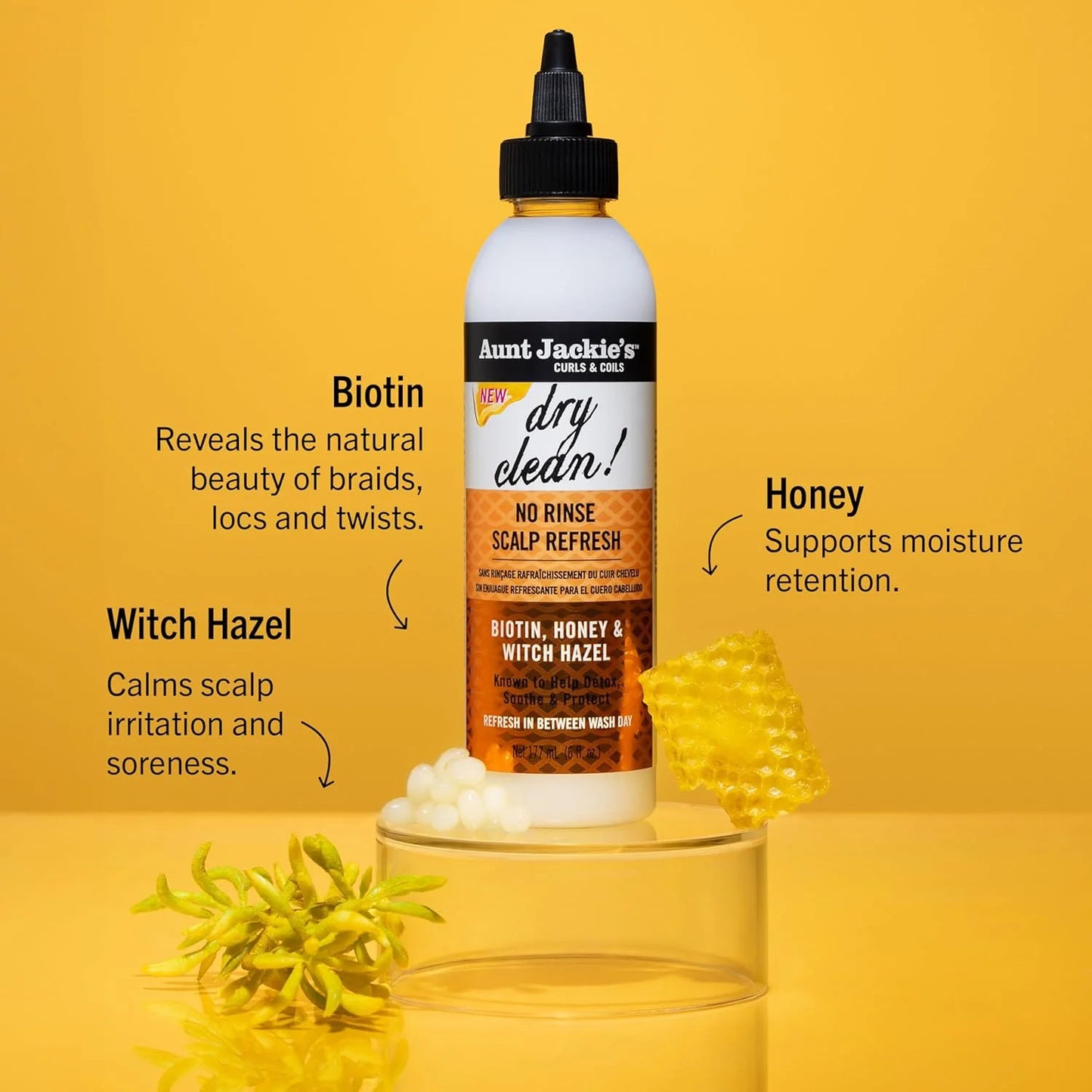 No Rinse Scalp Refresh with Witch Hazel & Biotin - 6 fl oz