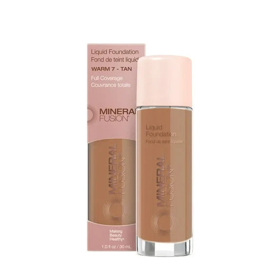 Liquid Foundation Warm Tan 7 - Full Coverage Makeup for Flawless Skin