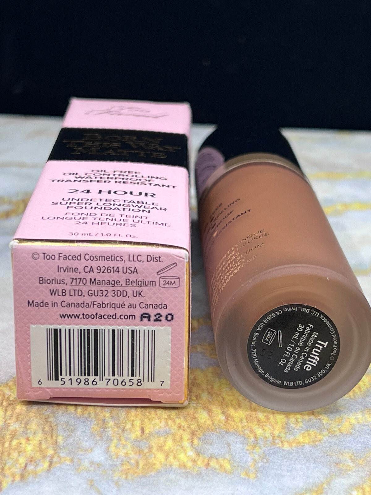 Too Faced Born This Way Matte Foundation Truffle 1 oz New in Box