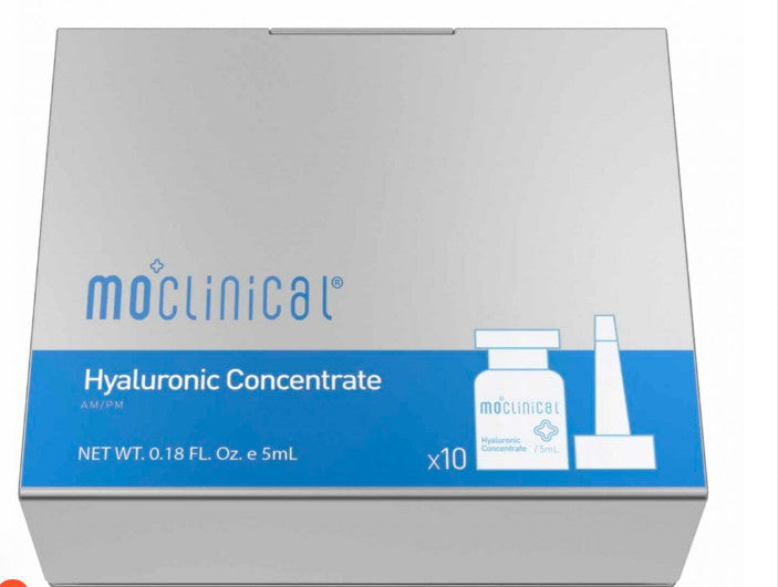 MoClinical Hyaluronic Acid Concentrate Box - Hydrating Skin Serum, 5mL x 10