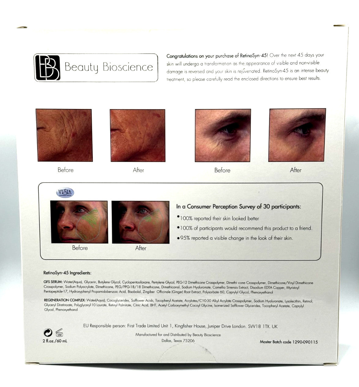 Retino Syn 45 Bi-Layer Titration Therapy Phase 1-3 for Skin Renewal