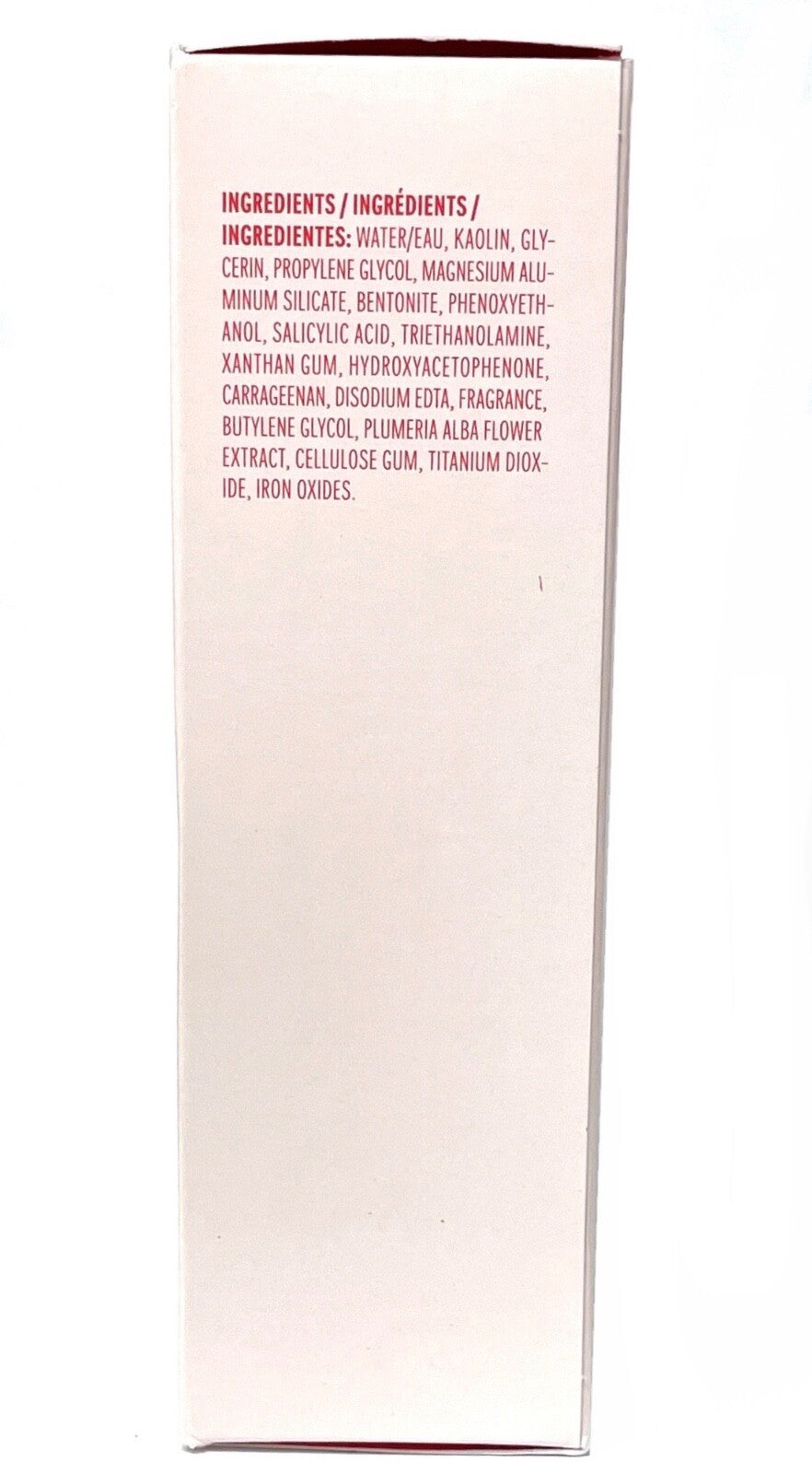 Pink Clay Face Mask - Antioxidant Wash Off Mask, 3 oz