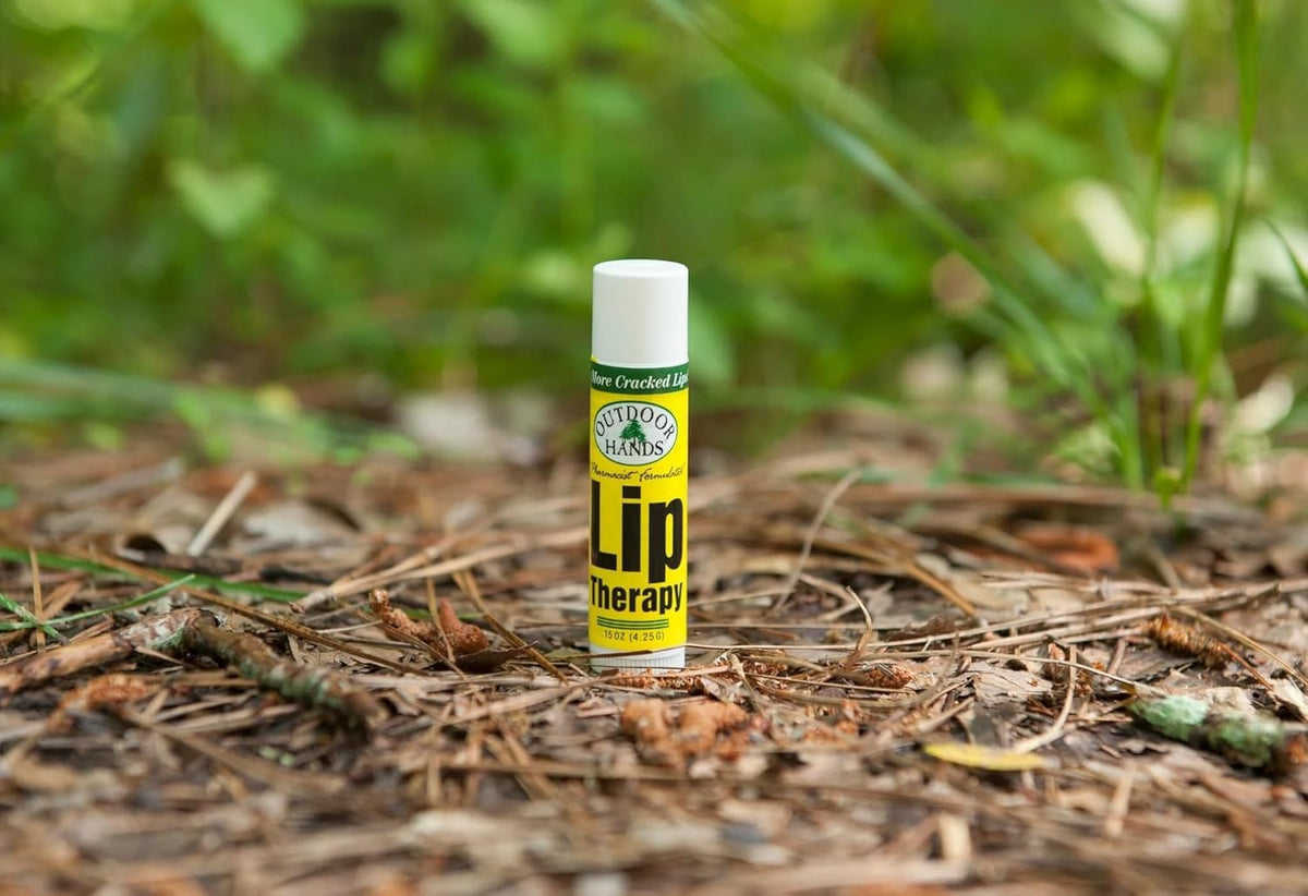 Outdoor Hands Lip Therapy Balm with Shea Coconut Blackberry Seed Oil - 2 Tubes