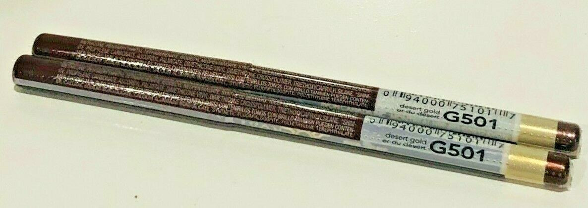 Avon Glow Eye Liner Pencil Desert Gold G501 - 2 Pack, Long-Lasting Eyeliner