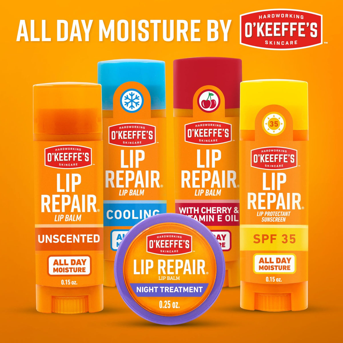 SPF 35 Lip Balm for Dry Cracked Lips - Moisturizing & Sun Protection