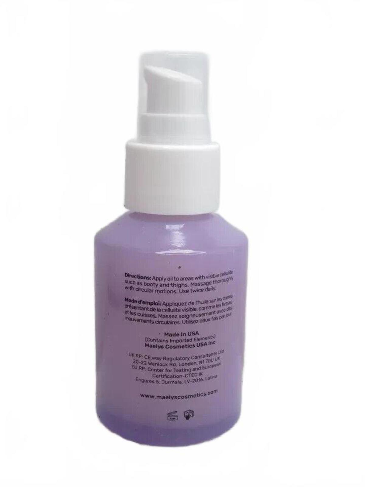 Cellulite Oil with Enriched Formula - 2 oz Natural Body Oil, No Plastic Cap
