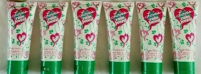 Dana Love's Rain Forest Body Lotion 2 fl oz - 6 Pack + 2 Free
