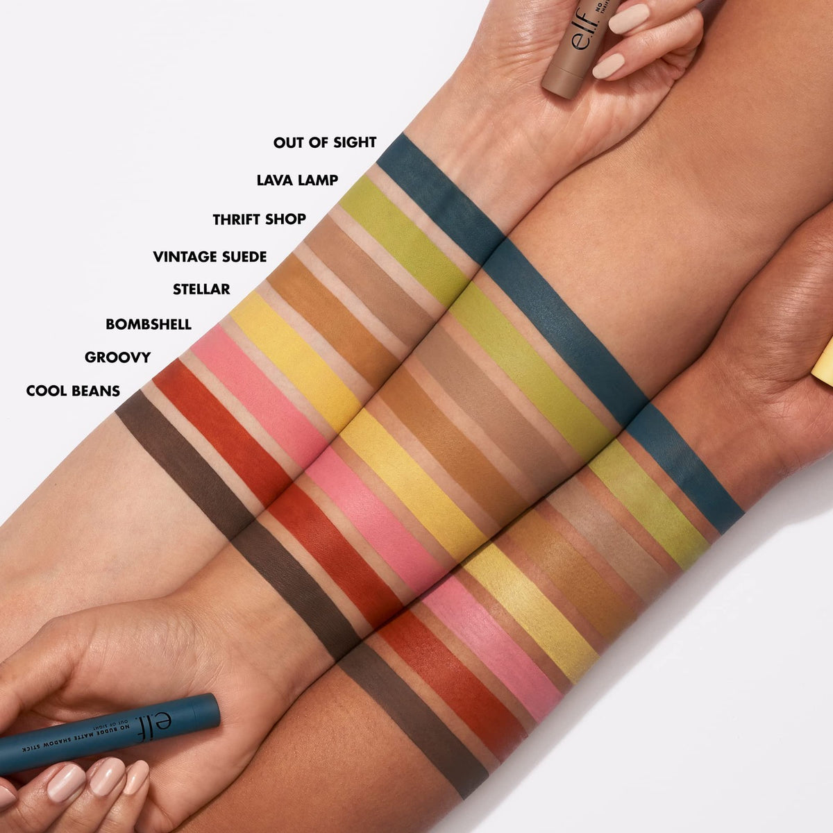 Matte Eyeshadow Stick Long-Wear Cream Eye Makeup - Vegan & Cruelty-Free