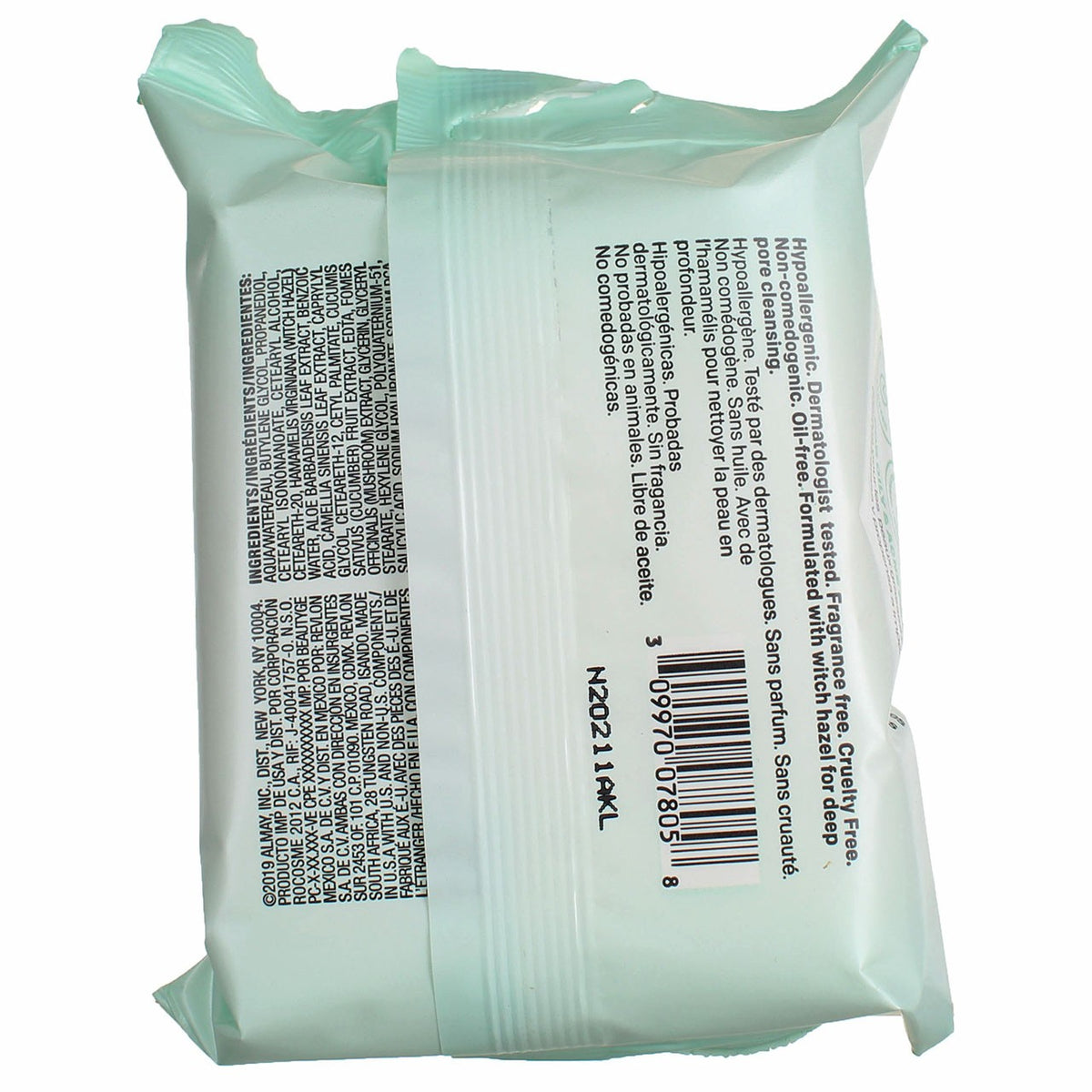 Makeup Remover Towelettes - Clear Complexion, 25 Count