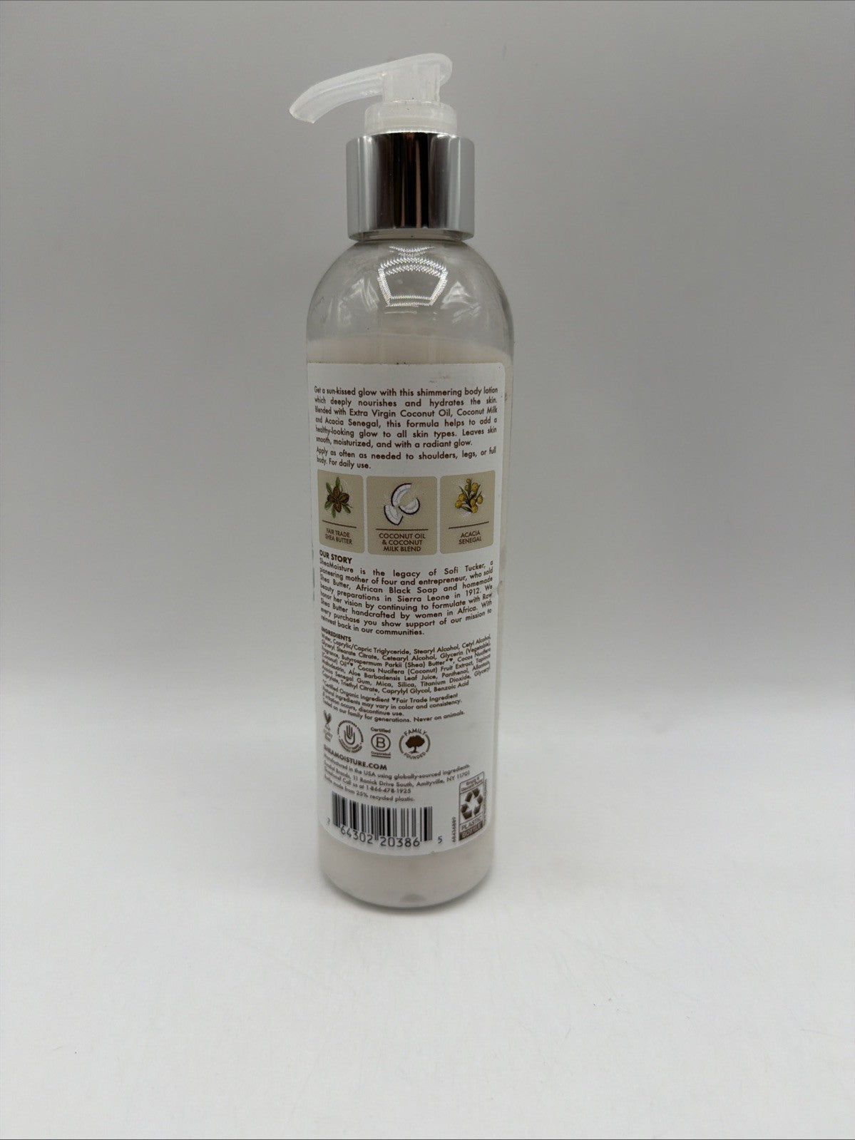 Coconut Oil Shimmering Body Lotion - 3 Pack
