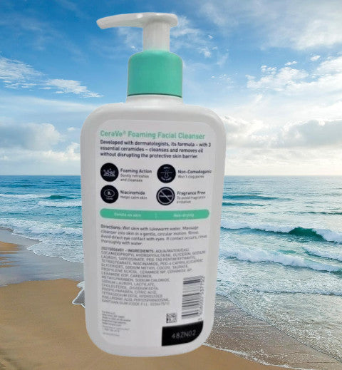 Foaming Facial Cleanser for Normal to Oily Skin - 12 oz Set of 2