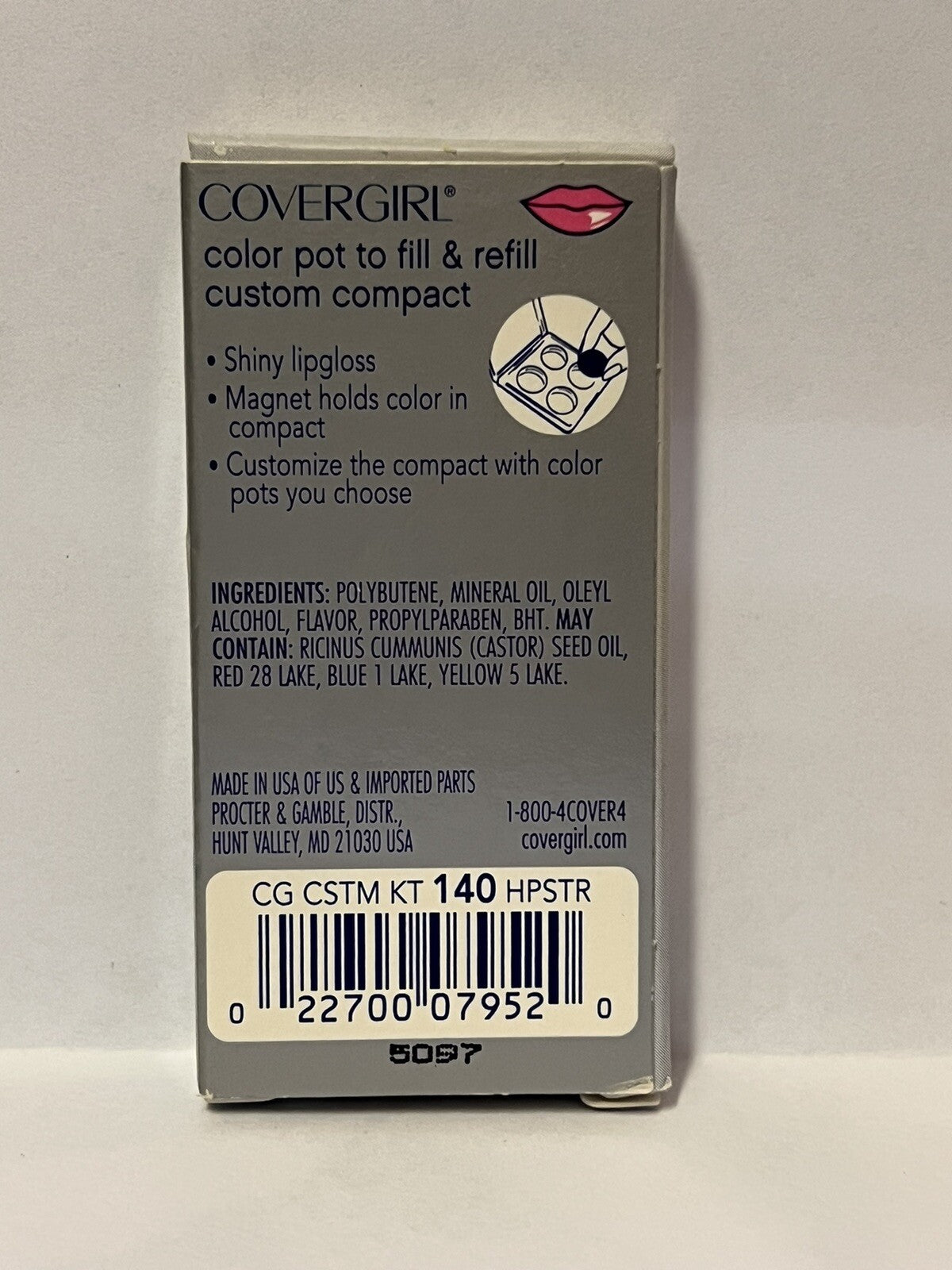 Covergirl Magnetic Color Lip Gloss Refill Hipster Brown #140