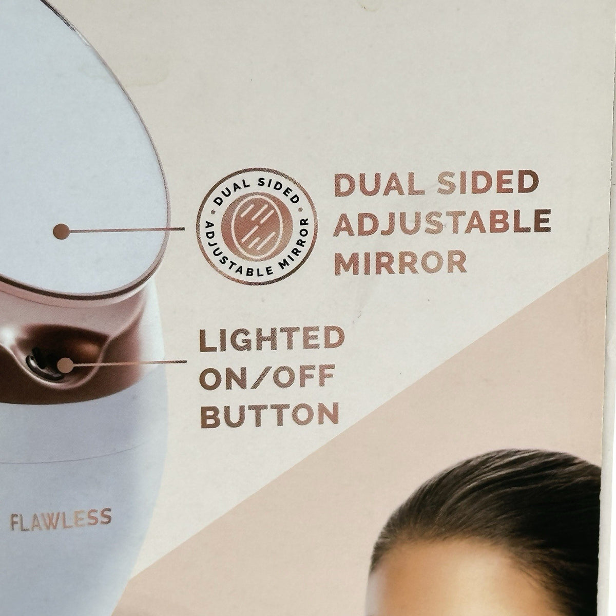 Facial Steamer Skin Care System with Dual-Side Mirror - Flawless Face Spa
